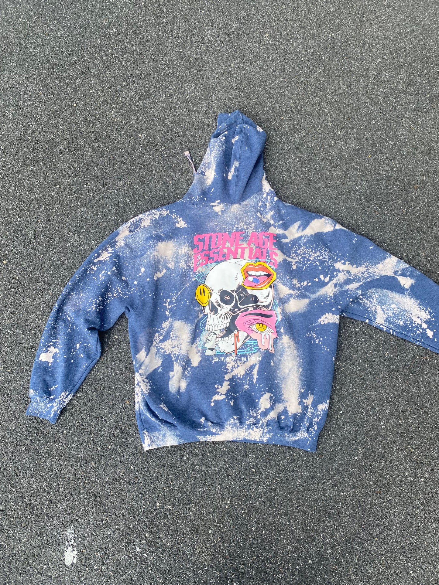“SAE Acid-Wash Hoodie – Stay High Edition”